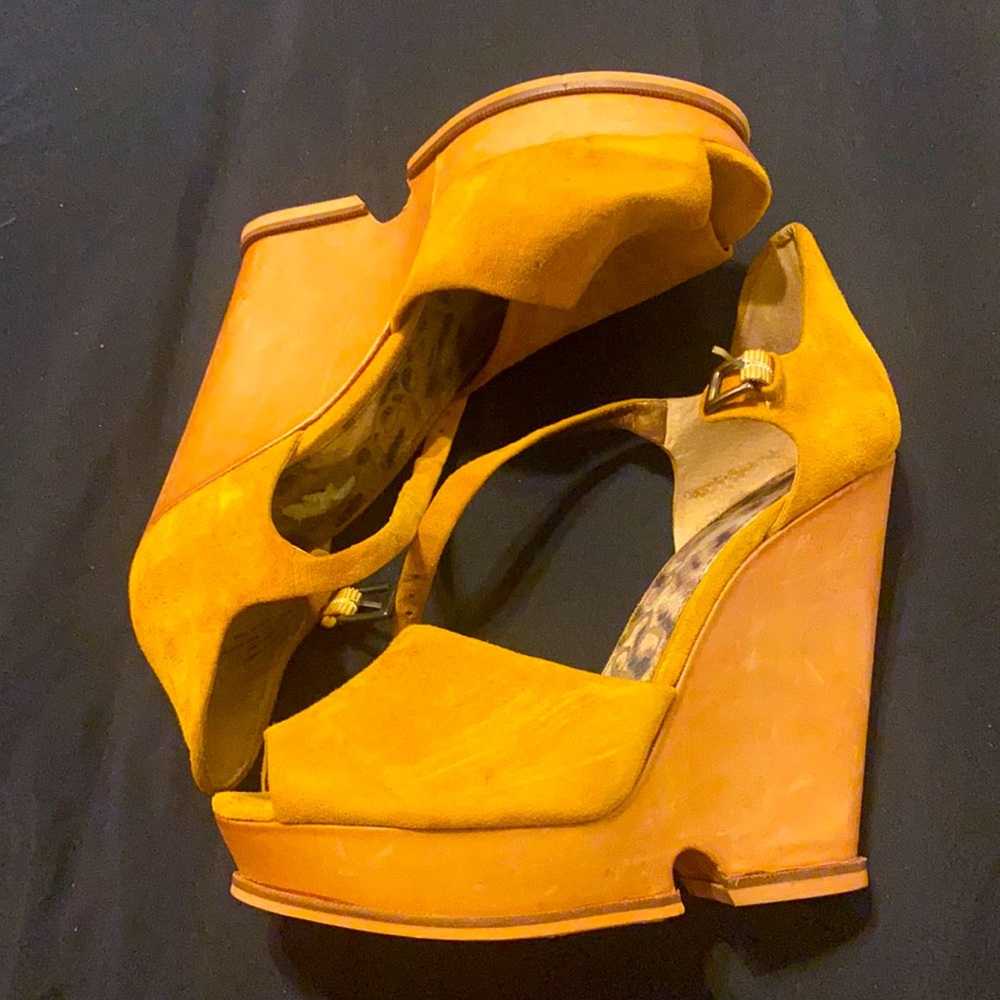 Burnt Yellow Sam Edelman Heels
